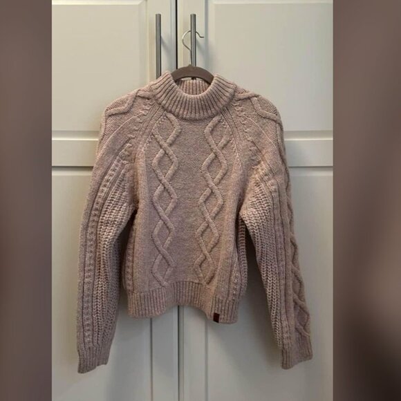 ROOTS Cable Crew Sweater - Picture 1 of 2